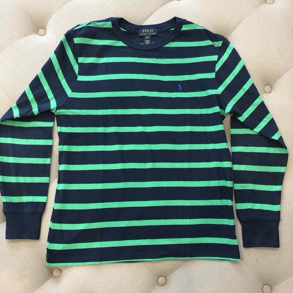 NWOT! Polo Long Sleeve Striped TShirt
